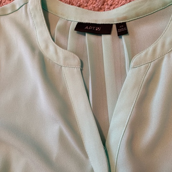 Apt. 9 Mint Green Dress Shirt - Picture 3 of 4